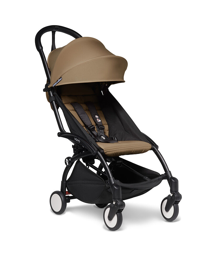 YOYO² Stroller 6+ Black Frame with Toffee Textiles
, Toffee, mainview